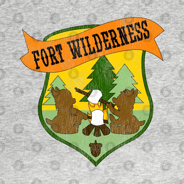 Fort Wilderness (distressed) by Yellow Hexagon Designs